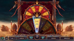 Fortune Wheel: trigger Free S[ins or hit a jackpot