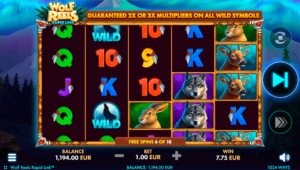 Free Spins with Wild multipliers